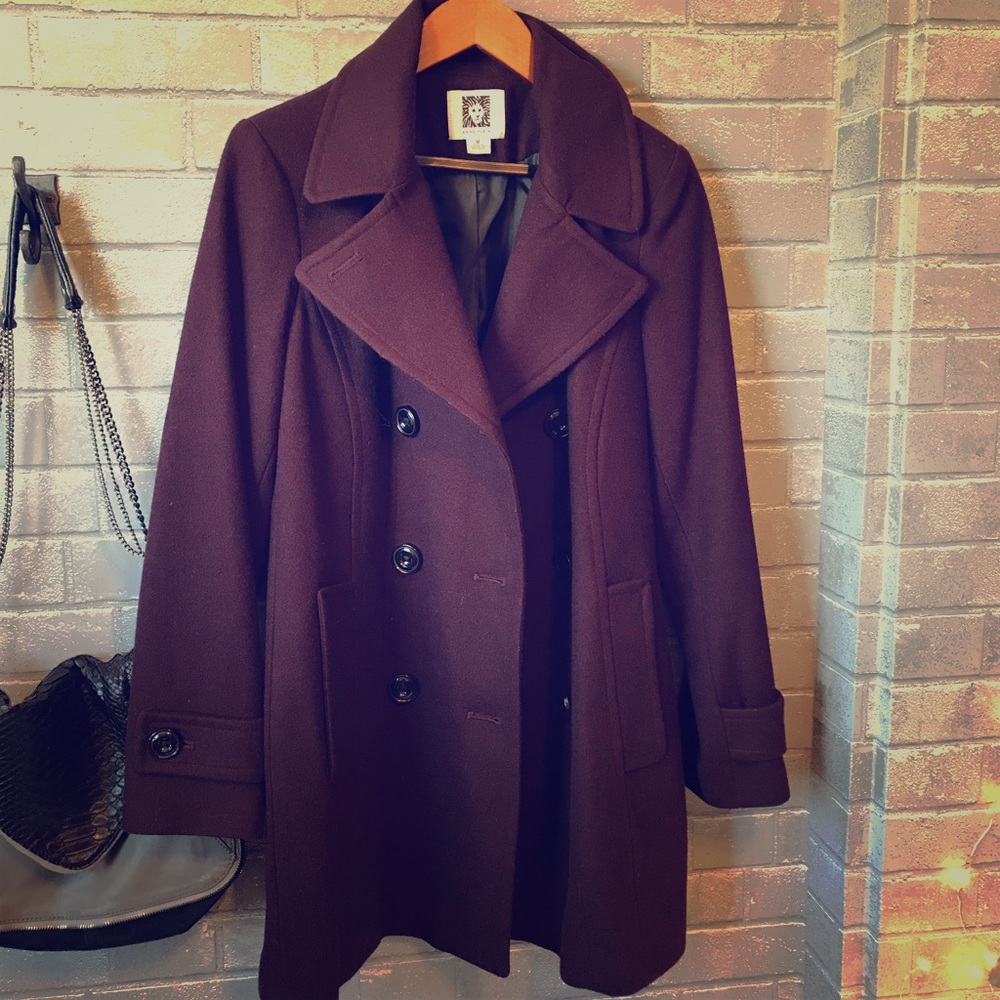Anne Klein pea coat size medium